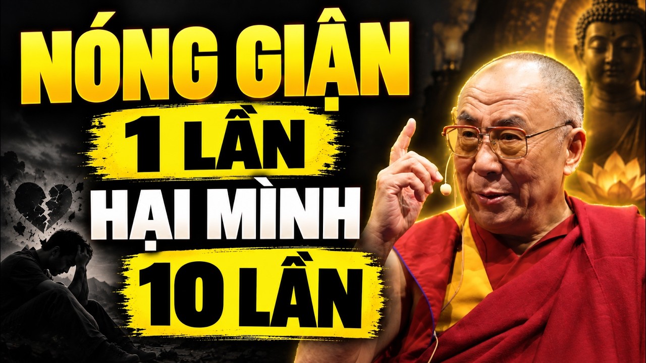 1 Cơn Giận Mất 3 Năm Tu - Ai Hay N&oacute;ng Giận Nhất Định Phải Nghe | Dalai Lama