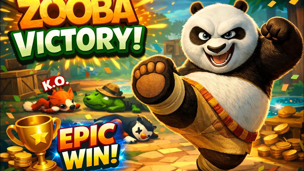 New chracater is so fun.zooba gameplay with po