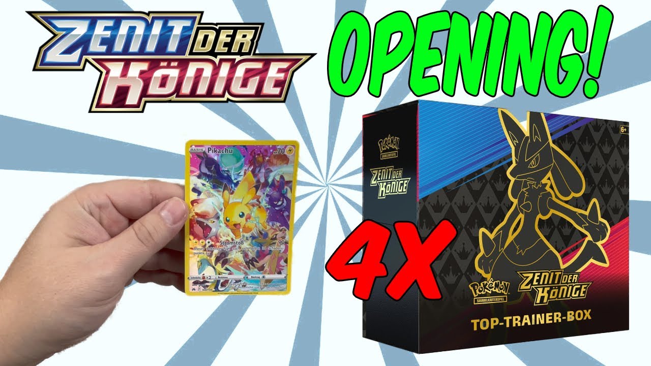 Zenit der Könige Trainer Box Opening - neues Pokémon Set