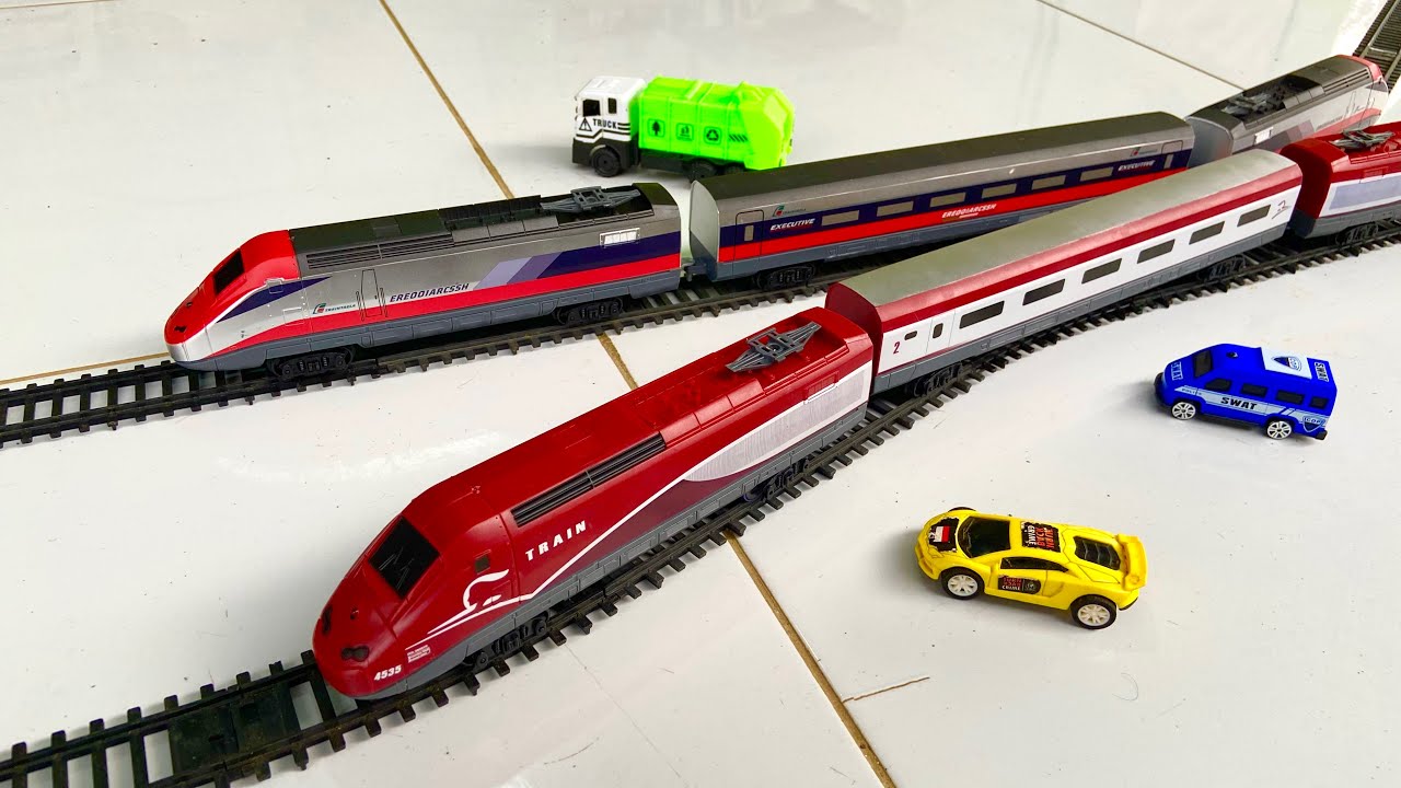 Assembling Miniature High Speed ​​Train, High Speed ​​Train Model Testing - Electric Trains