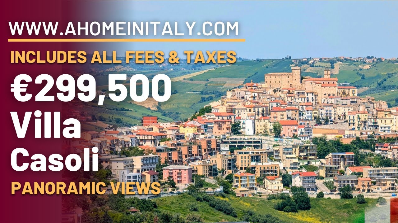 INCREDIBLE VILLA in stunning Abruzzo CLOSE TO THE BEACH and SKI RESORTS. Do not miss this one!