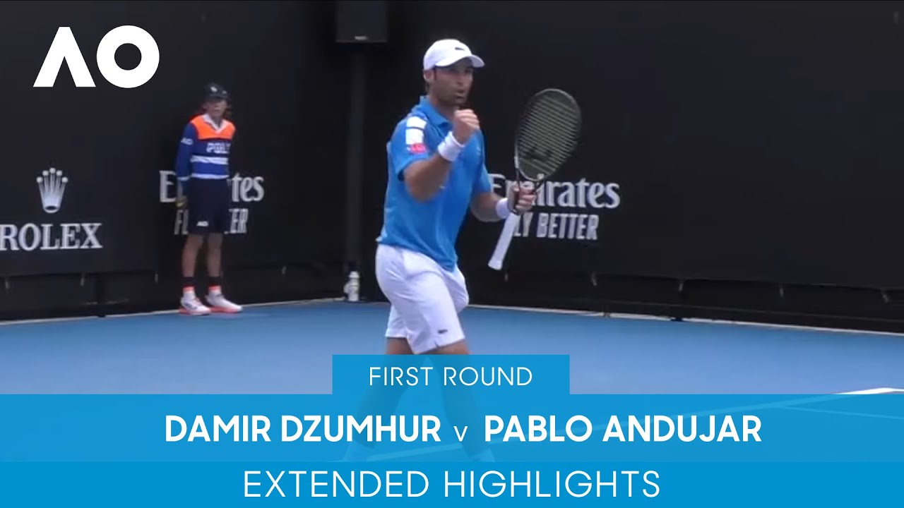 Damir Dzumhur v Pablo Andujar Extended Highlights (1R) | Australian Open 2022