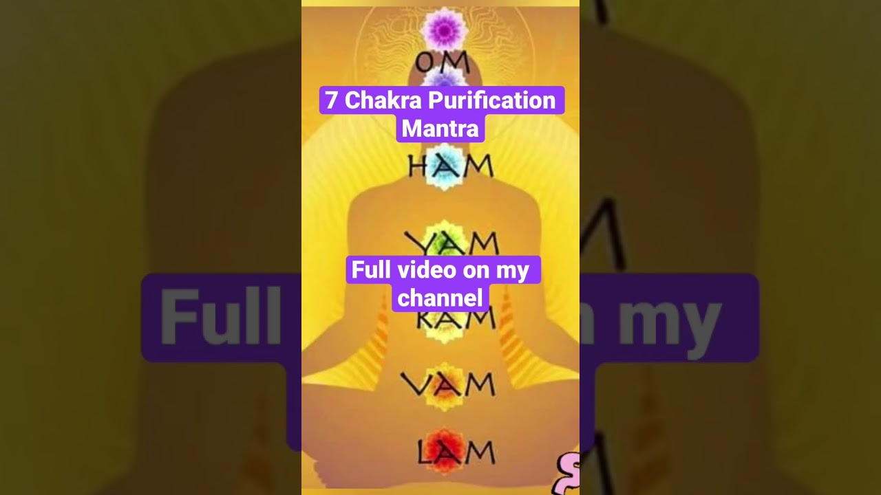Seven Chakras Cleansing 😱 
