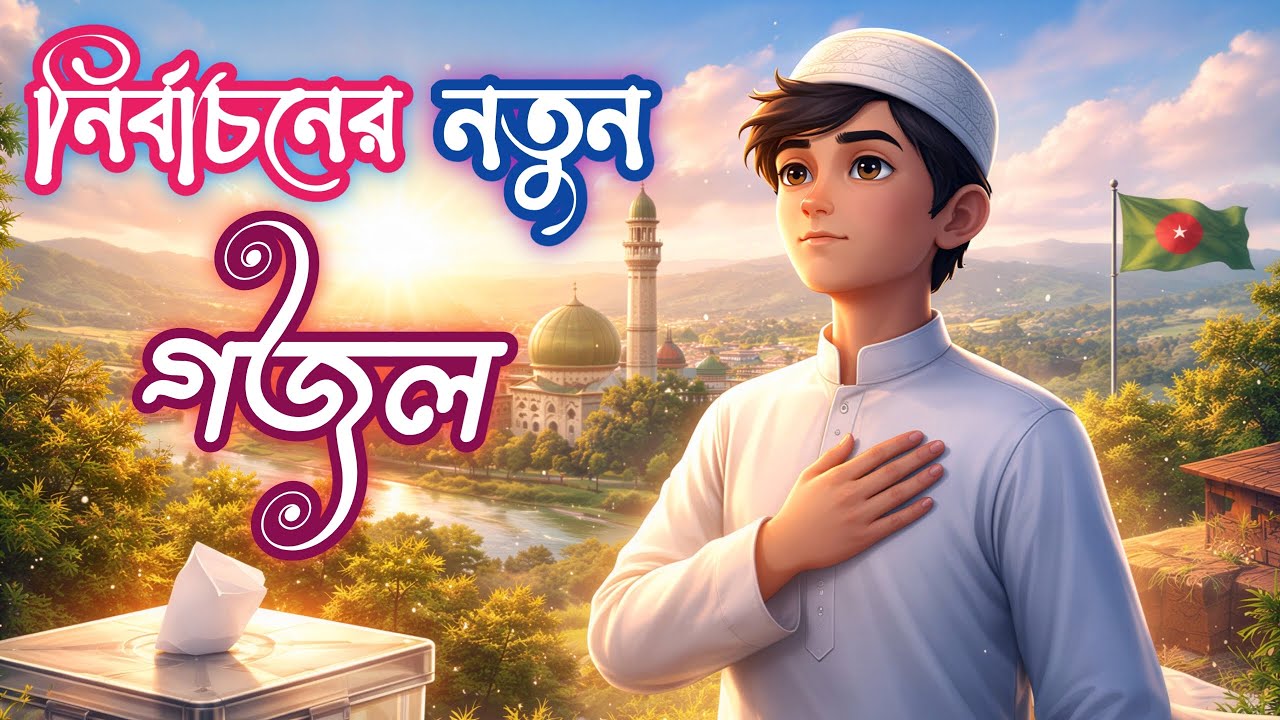 জাগো তরুণ, ন্যায়ের পথে ভোট দাও | নির্বাচনের গজল | First Vote Islamic Gojol | 3D Animation |Gojol2026