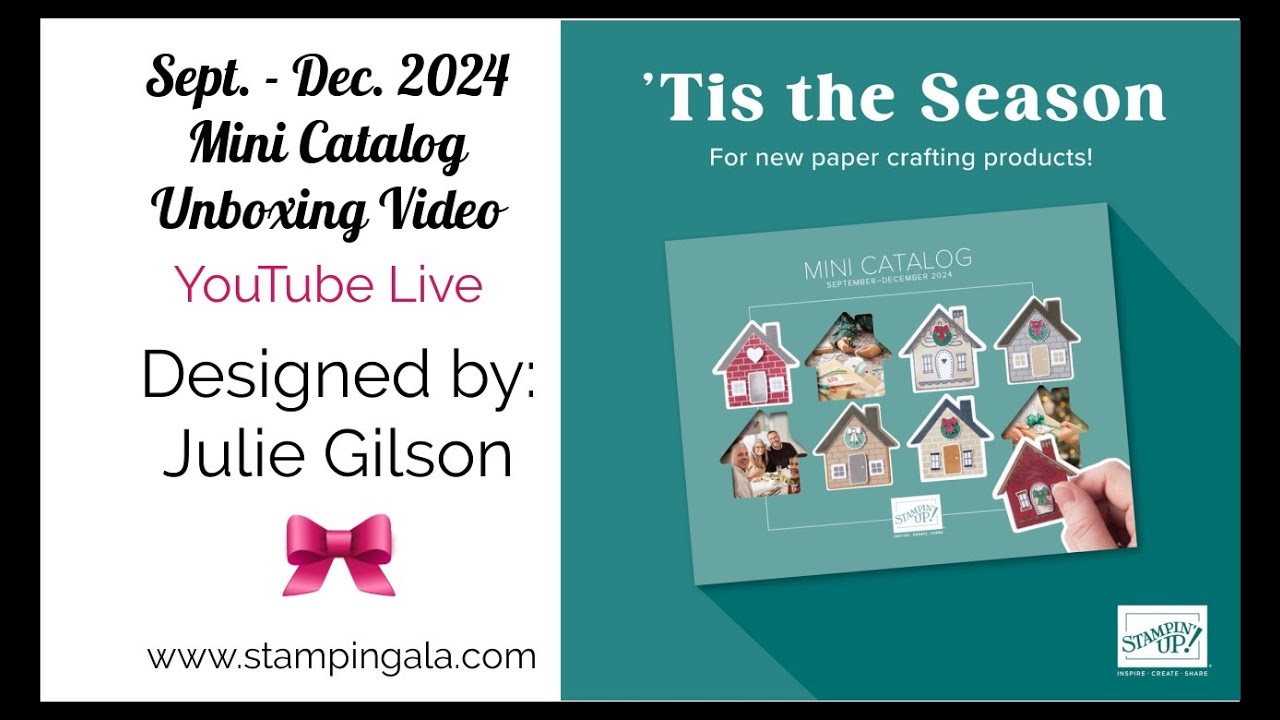 Stampin' Up September - December Mini Catalog 2024 Unboxing