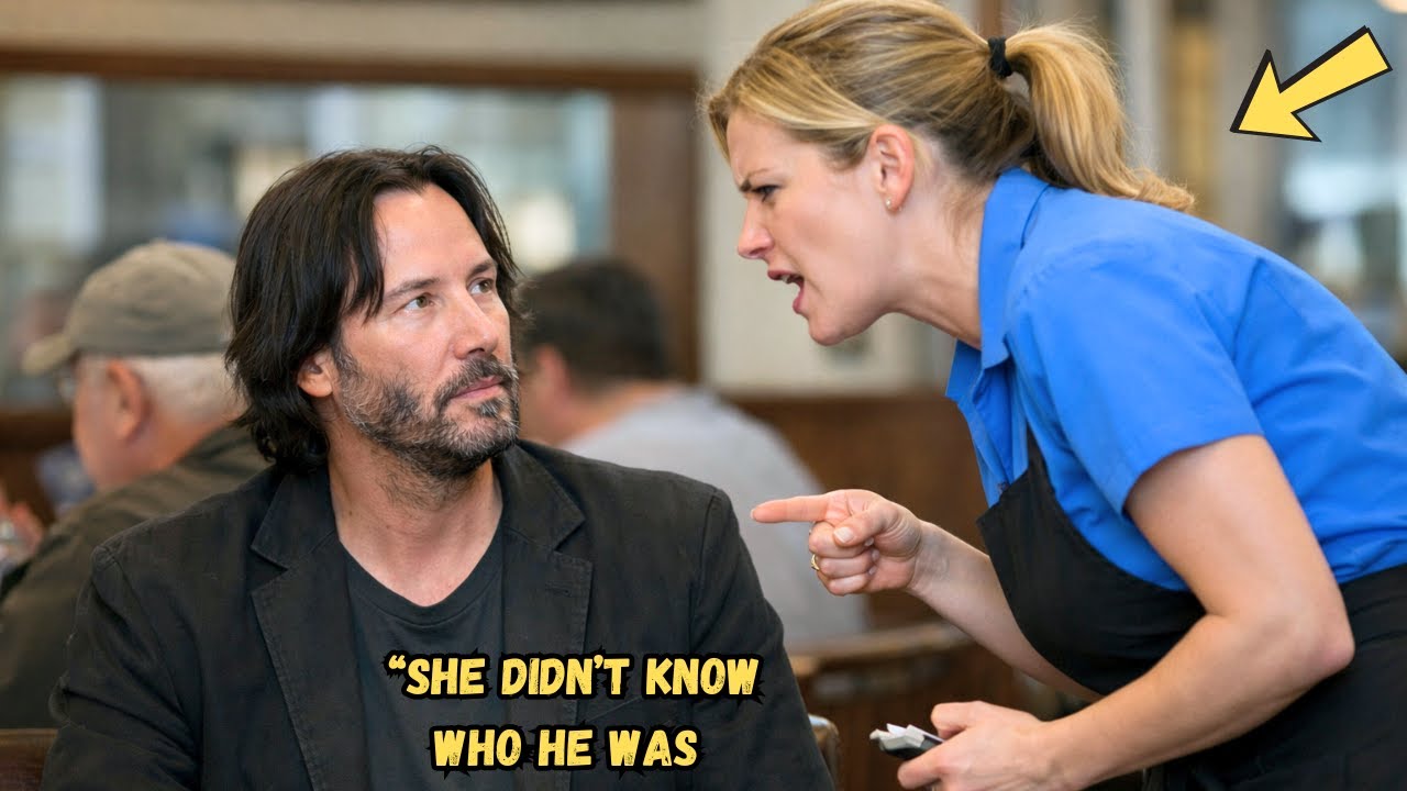 Keanu Reeves Overhears Waitress — Freezes..