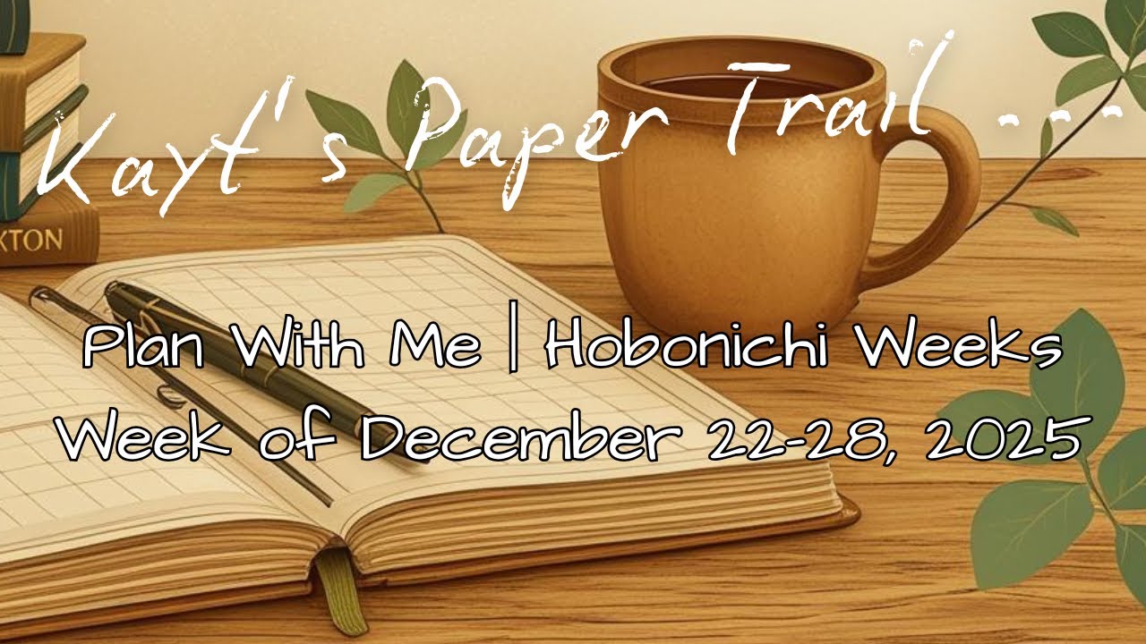 Планируйте вместе со мной | Недели Hobonichi | Неделя с 22 по 28 декабря 2025 года