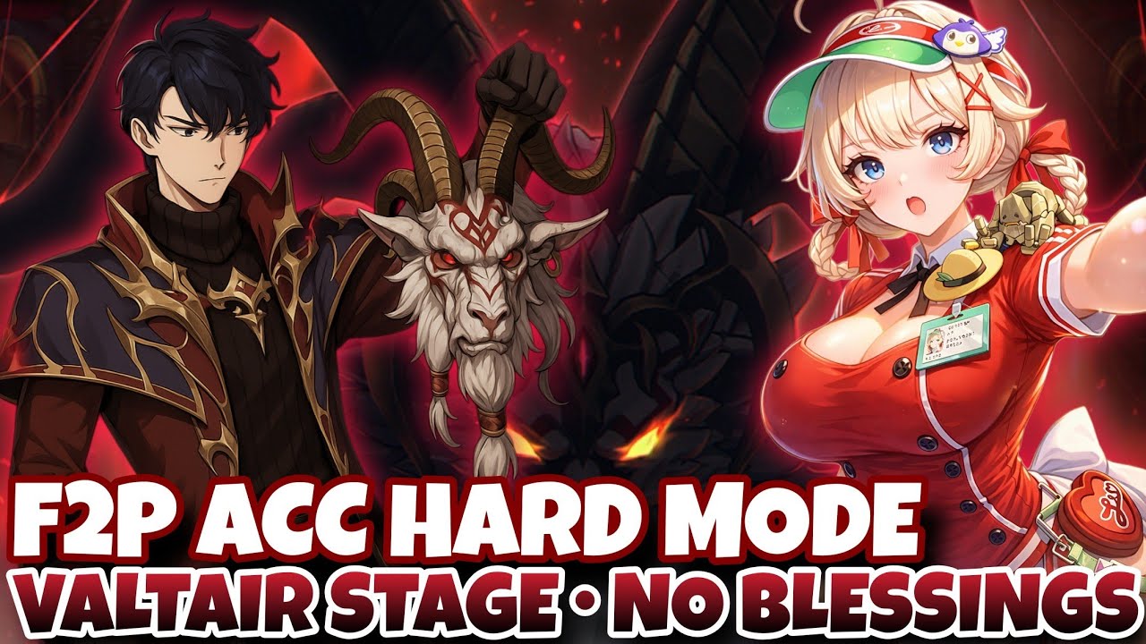 (SJW & HUNTER) F2P ACC HARD MODE VALTAIR WITHOUT BLESSINGS PART 2 [SOLO LEVELING: ARISE]