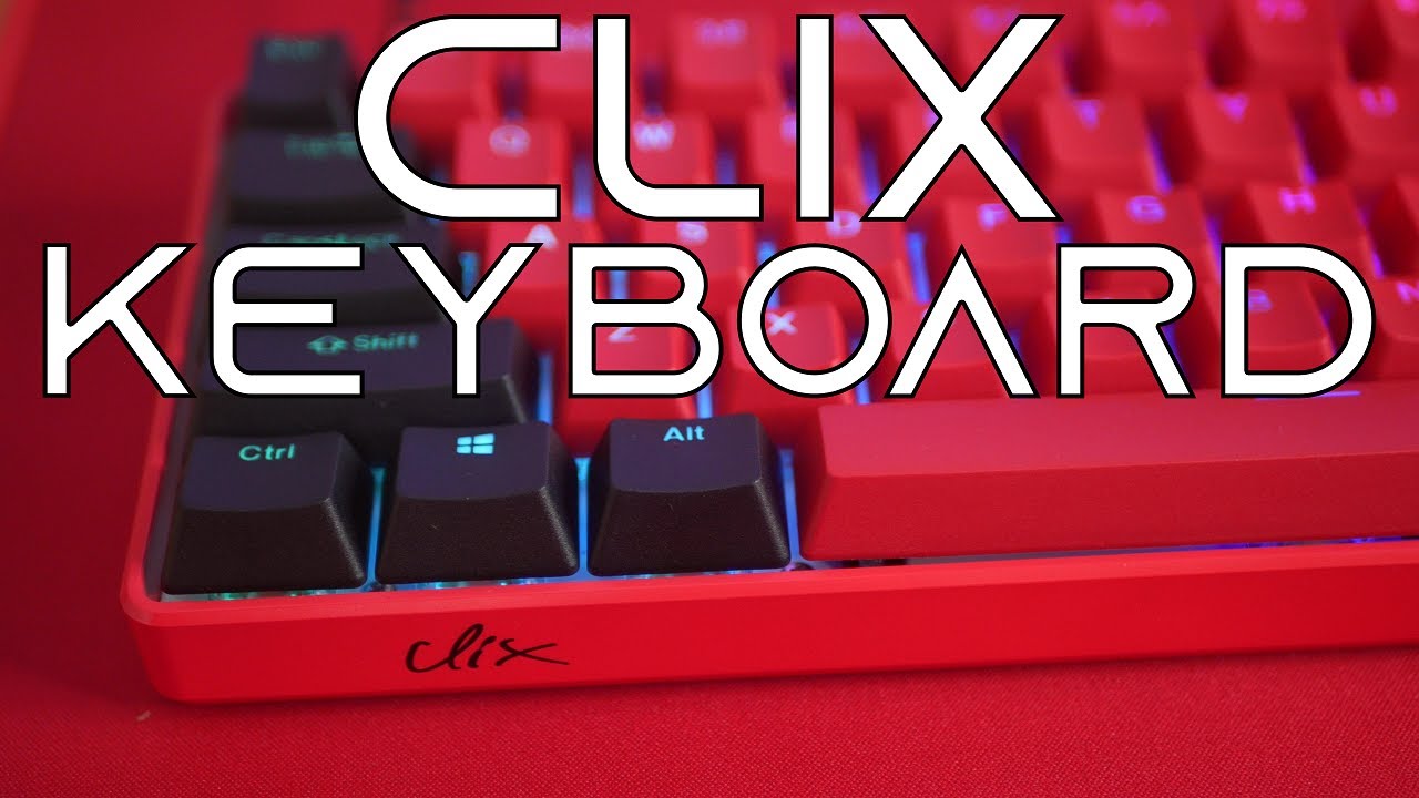 Clix Keyboard Unboxing + First Impressions! THE HYPE IS REAL!