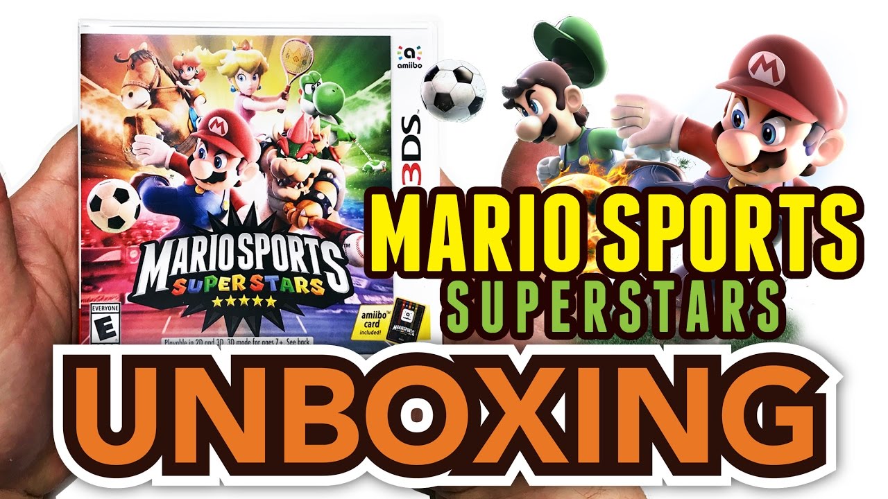 Mario Sports Superstars (3DS) Unboxing !!
