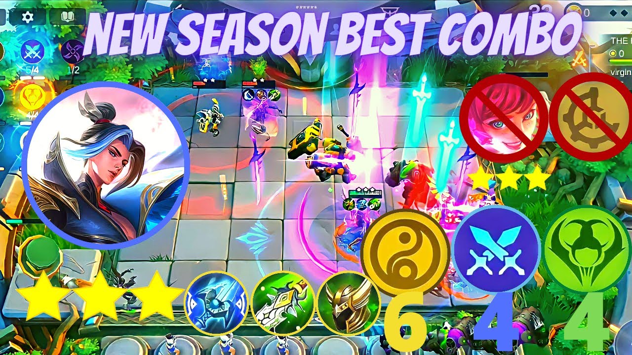 BEST COMBO MAGIC CHESS SEASON 9 | COUNTER 3 STAR BEATRIX MECH ERA SWORDSMAN MAGIC CHESS NEW SEASON