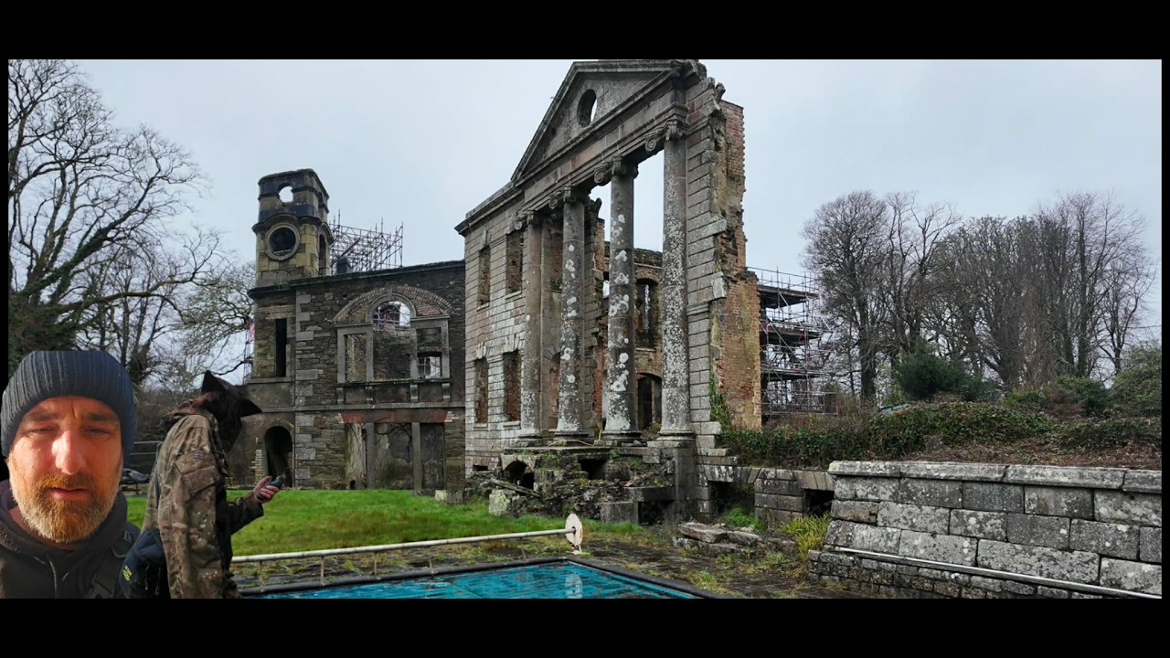 We explore the abandoned remains of Carclew Manor in Cornwall