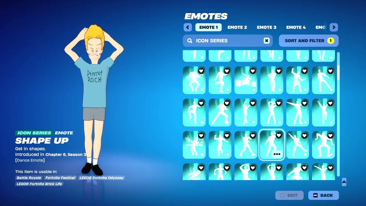 Fortnite Icon Series Emotes & Dances (All Chapters)