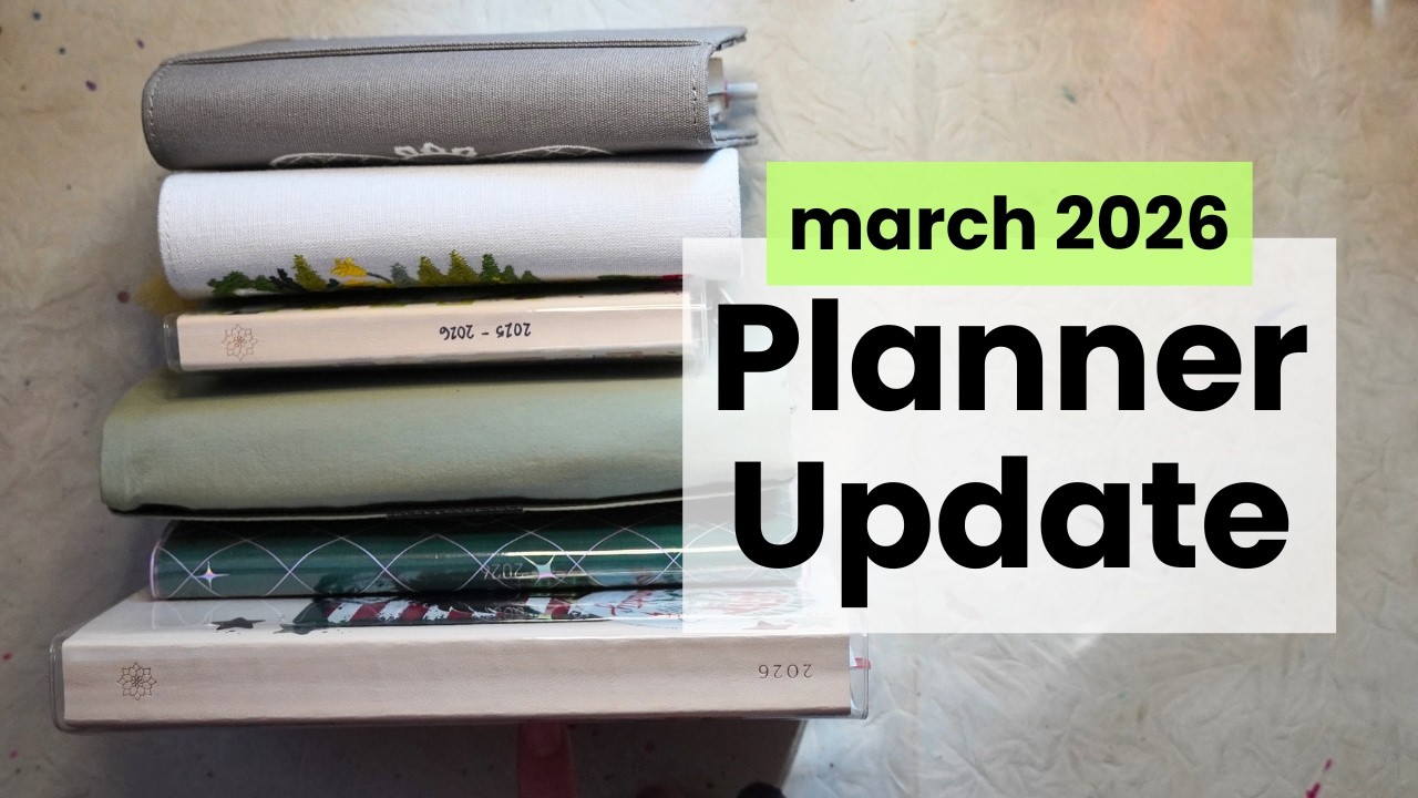 March 2026 in my Multiple Planners (NFD, Sterling Ink, Hobonichi)