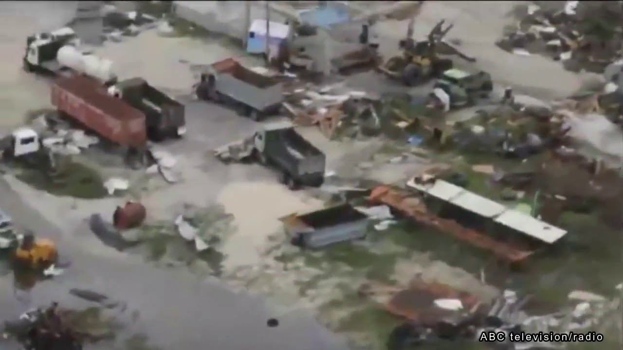 Hurricane Irma  .Ураган Ирма   Первые кадры разрушений на острове Барбуда