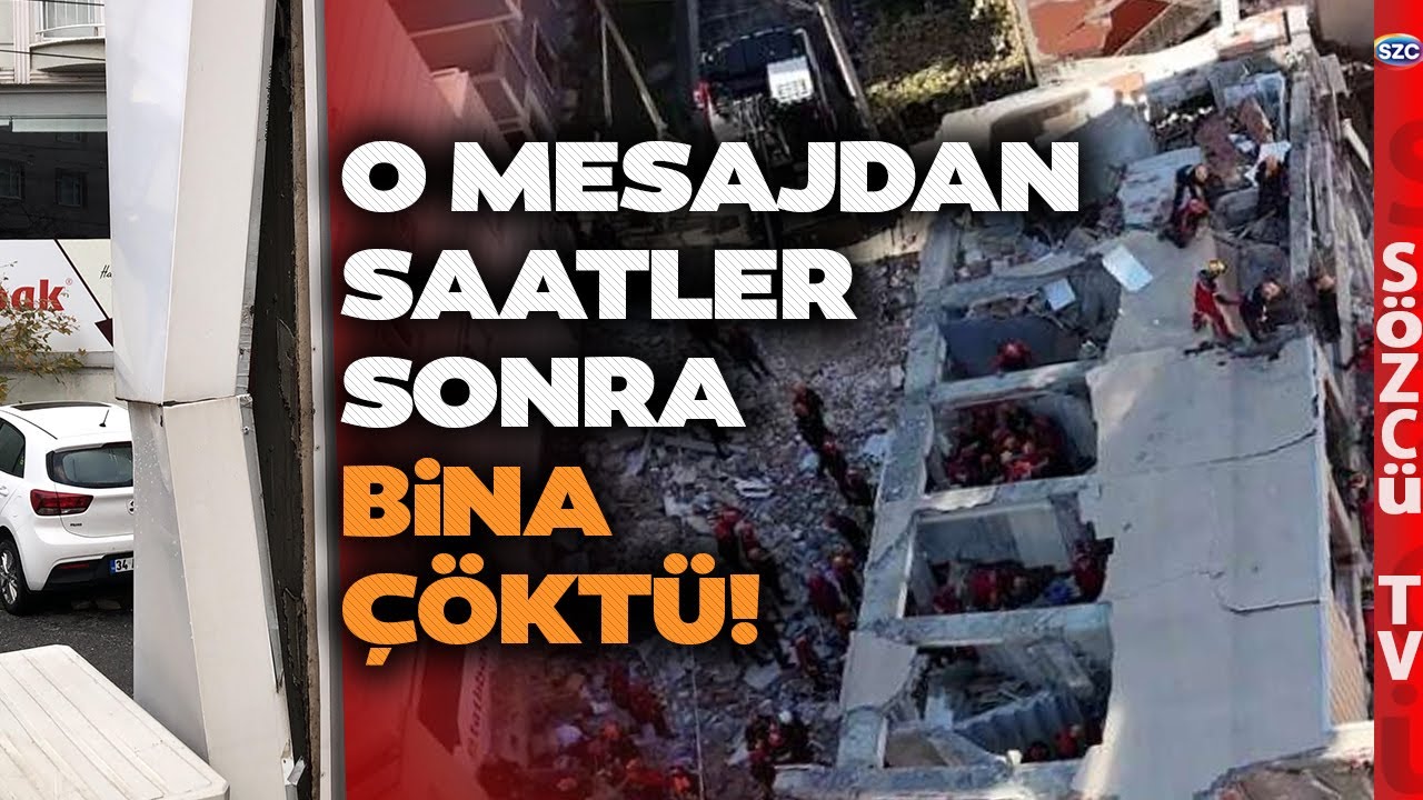 Gebze'de Çöken 7 Katlı Binanın Şoke Eden Gerçekleri! Yıkımdan Saatler Önce Uyarılmışlar!