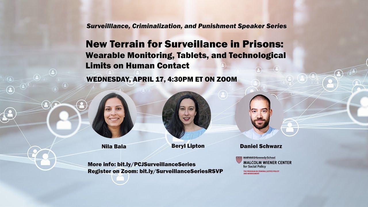New Terrain for Surveillance in Prisons (with Beryl Lipton, Daniel Schwarz, and Nila Bala)
