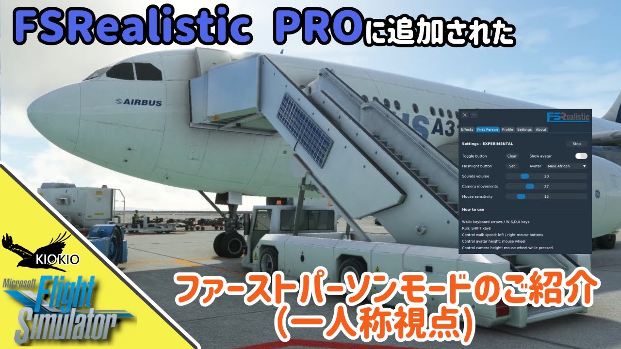 FSREALISTIC PROのファーストパーソン（一人称視点）のご紹介【MSFS 2020 :PC】
