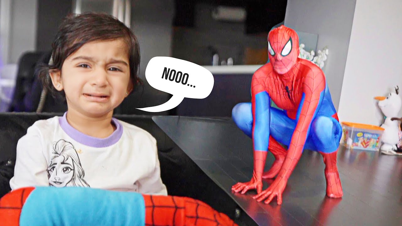 SURPRISING MY DAUGHTER AS SPIDERMAN!!