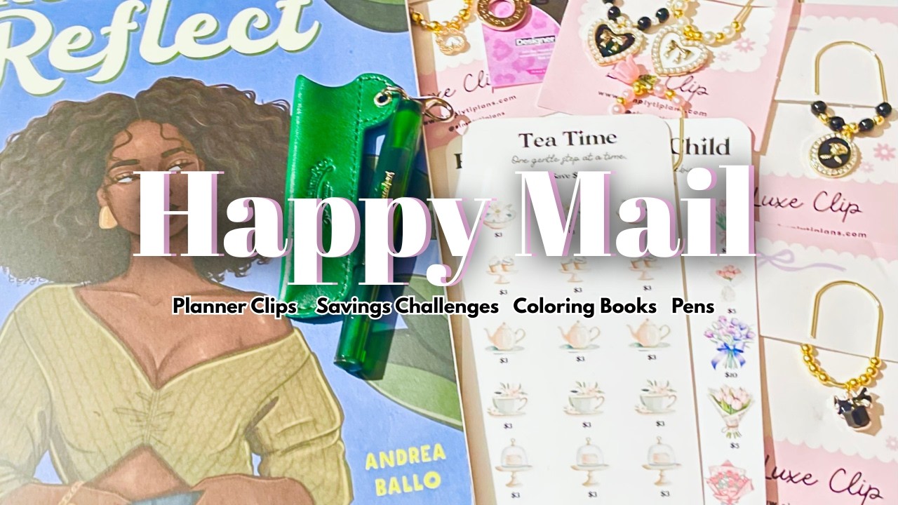 Unboxing Planner Girl Haul | Justice for Gems Galentine's Gift | Planner Clips | Savings Challenges