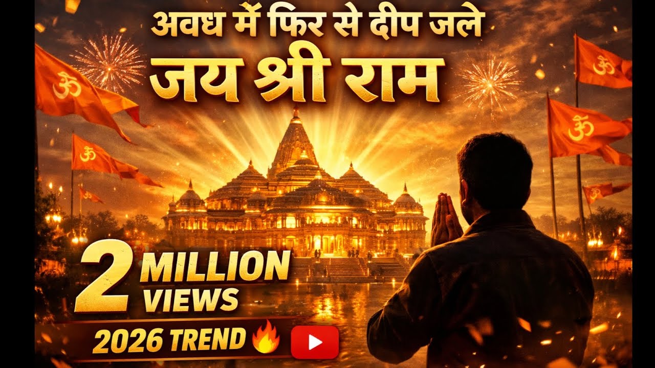 🔥 जय श्री राम 🙏 अवध नगरी में खुशियों का सागर | Ram Mandir Special Song 2026 | 2 Million Views