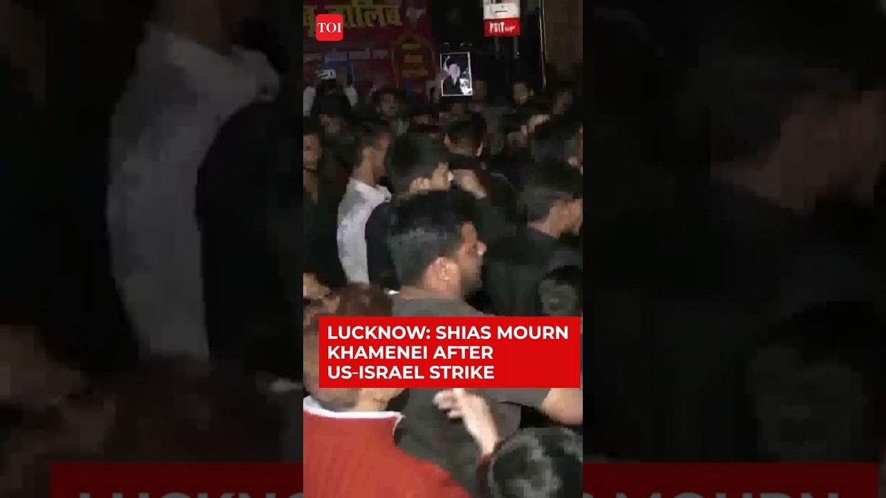 Shia Community Gathers at Chhota Imambara in Lucknow to Mourn Khamenei&rsquo;s Death