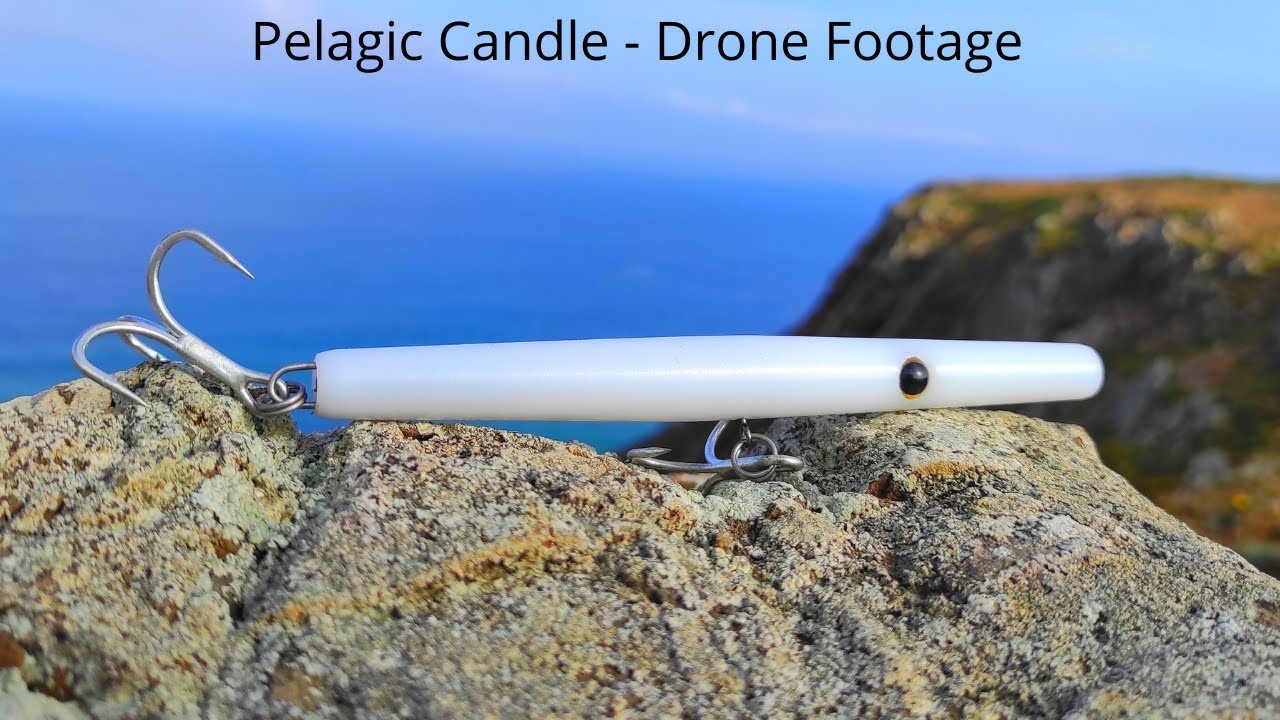 The Pelagic Candle - Drone Footage Of This Long Casting Lure In Action!