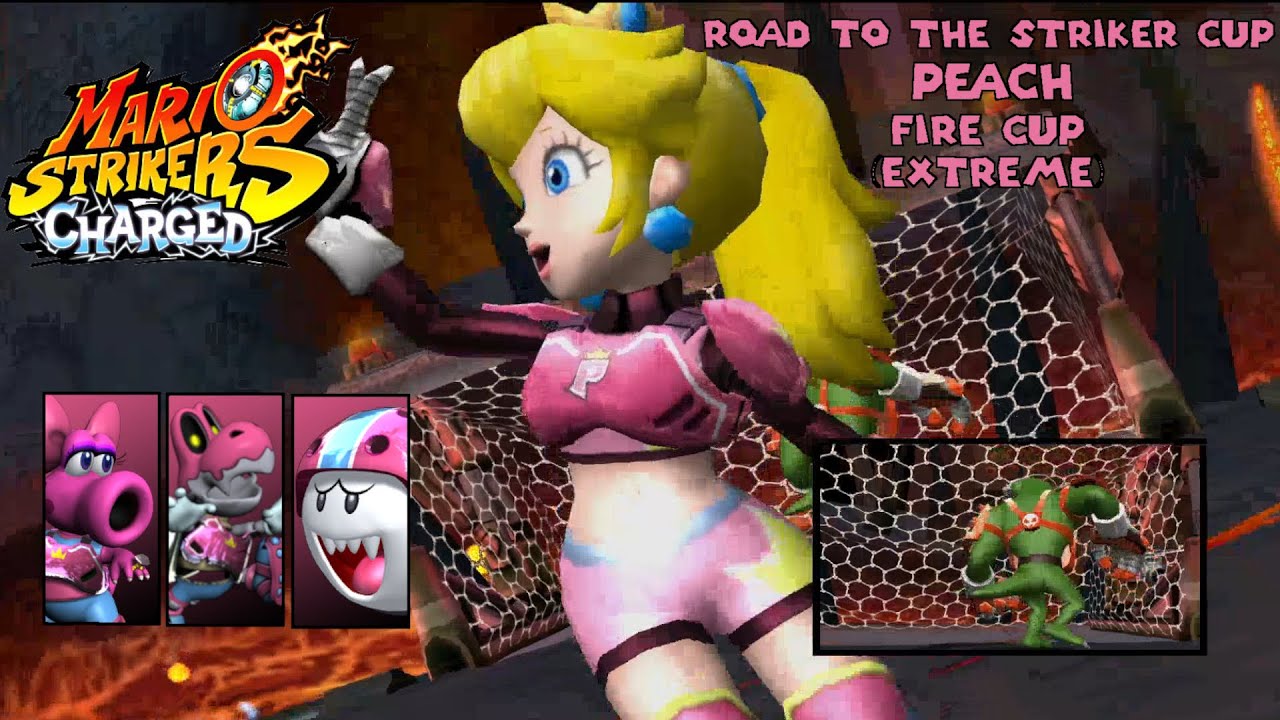 Mario Strikers Charged - Peach - Fire Cup (Extreme)