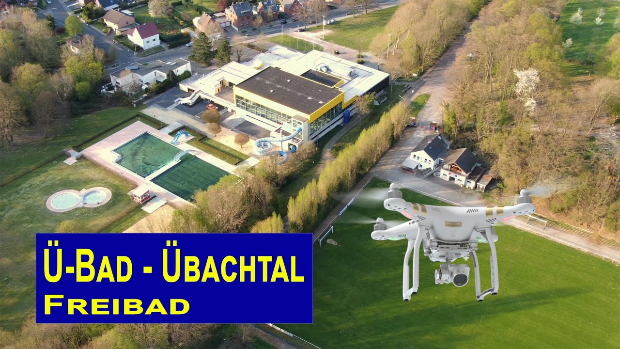 &Uuml;-Bad - &Uuml;bachtal - leeres Freibad &Uuml;bach-Palenberg zu Corona Zeiten