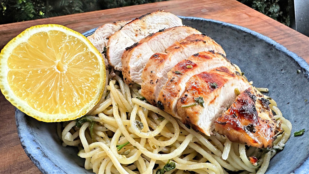 Zitronen-Hähnchenbrust vom Grill - aromatisch, saftig, lecker - Soulfood vom Feinsten