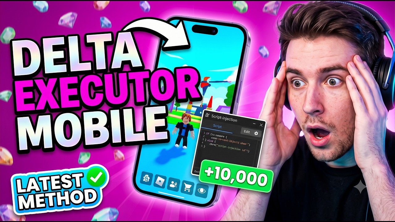 Delta Executor Mobile Tutorial - How To Get Roblox Executor Delta Executor iOS iPhone & Android APK