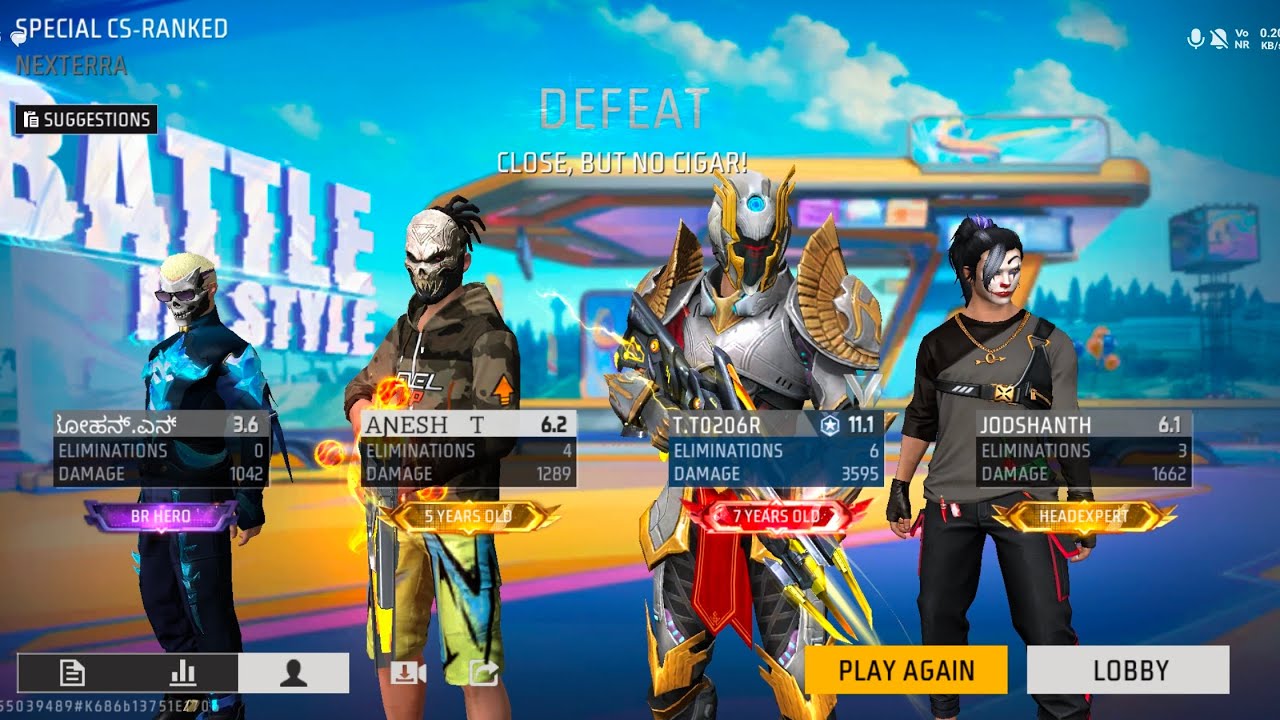 #freefire CS-RANKED RUSH GAMEPLAY VIDEO 🥷 ( 08.03.2026 )