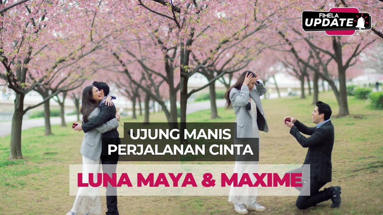 Dua Tahun Pacaran, Perjalanan Cinta Luna Maya dan Maxime Bouttier Berujung Lamaran!