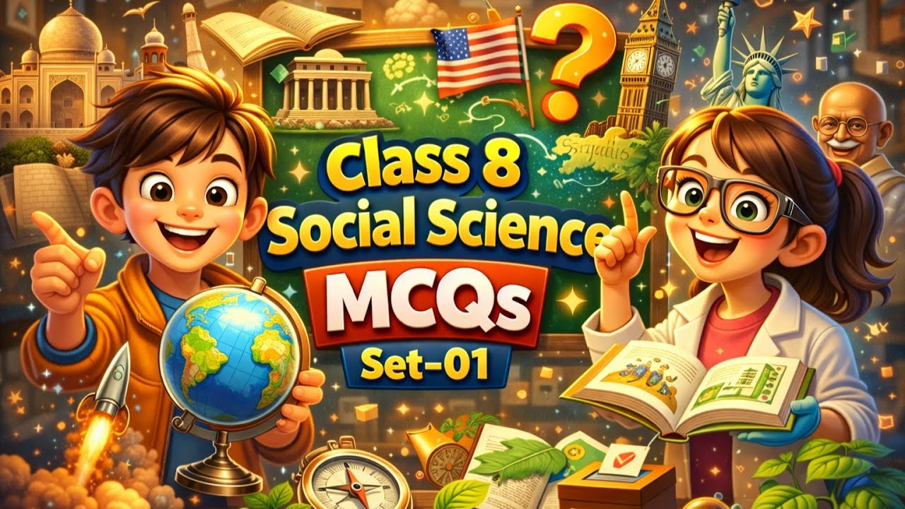 Class 8 Social Science MCQs Set-01 | High-Weightage Practice