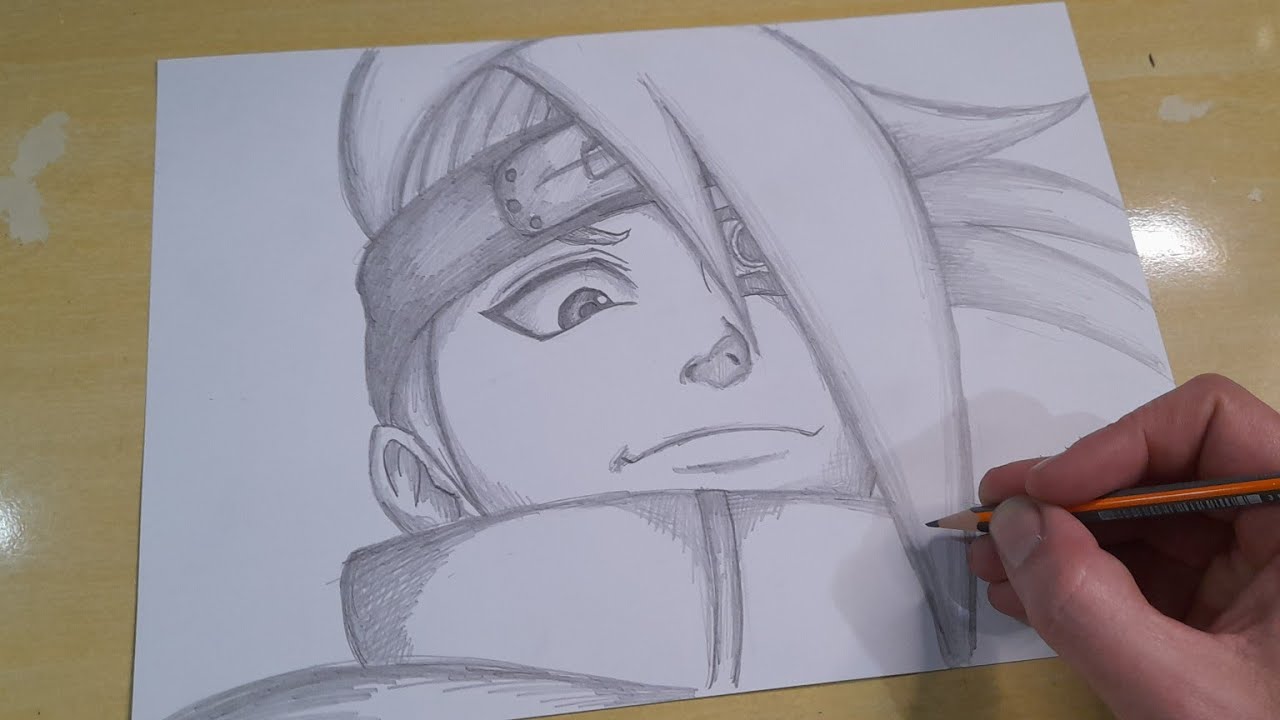 FACIL DE DESENHAR COMO DESENHAR O DEIDARA DA AKATSUKI