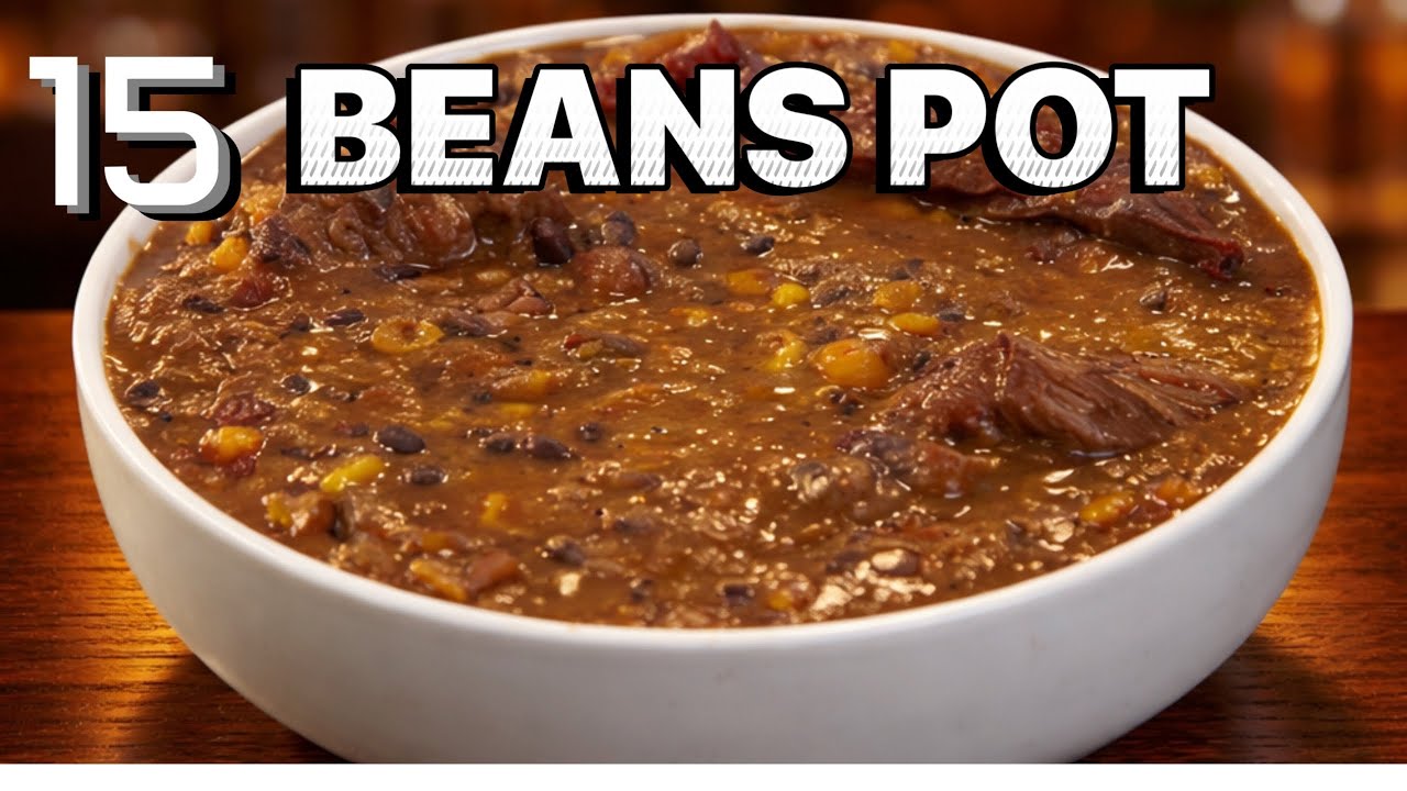 Mediterranean -Style 15 -Bean & Beef Pot
