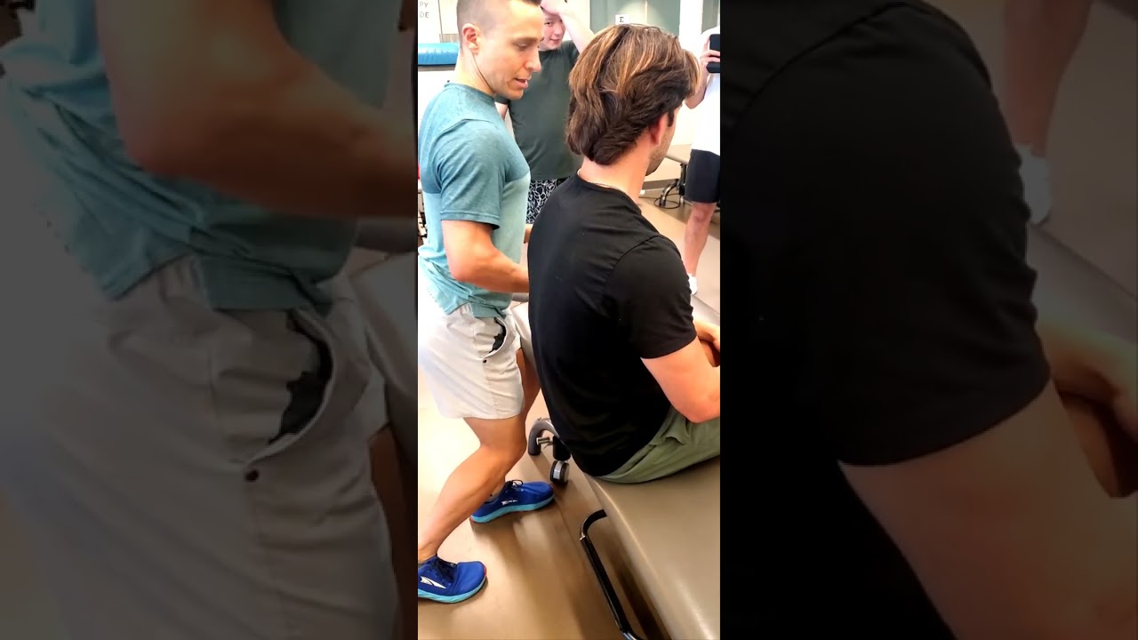 Seated Cervicothoracic Junction (CTJ) Distraction HVLAT Technique #manipulation #spine