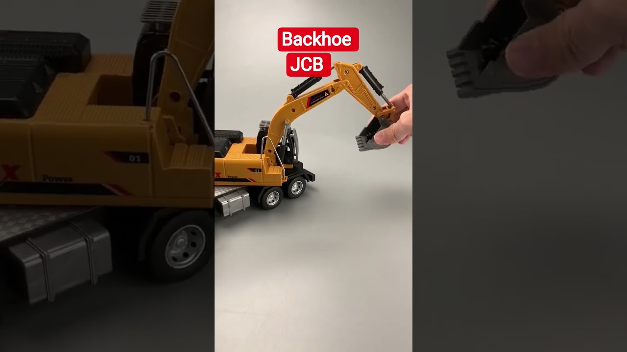 1:32 scale JCB 3DX backhoe loader crane #cars #viral #automobile #shorts
