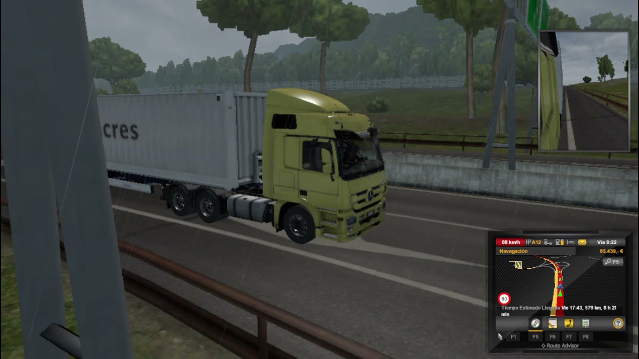 Euro Truck Simulator 2 - Nos encontramos viajando de Acres hacia Pescará.