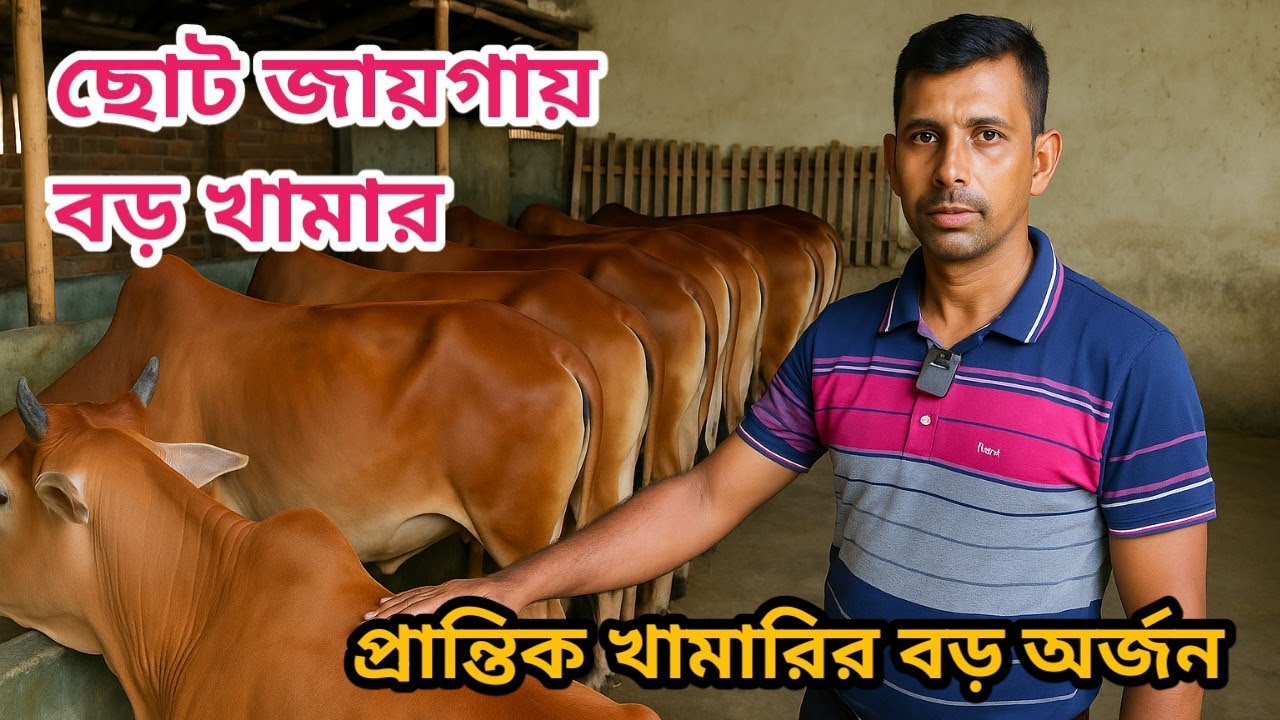 ছোট জায়গায় কিভাবে লাভজনক গরুর খামার করবেন !  @Shinha Agro
