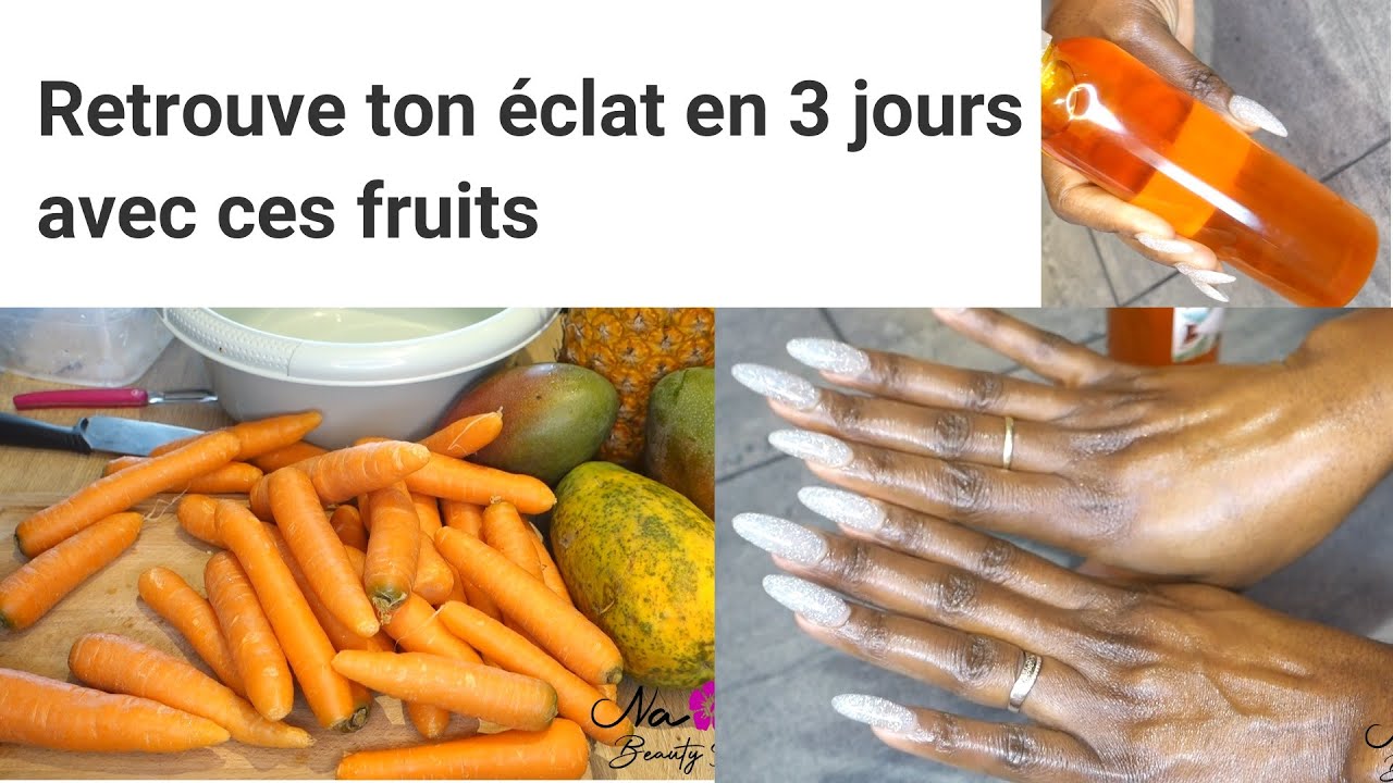 TU VAS RETROUVER L'ECLAT DE TA PEAU EN UN TEMPS RECCORD AVEC CECI
