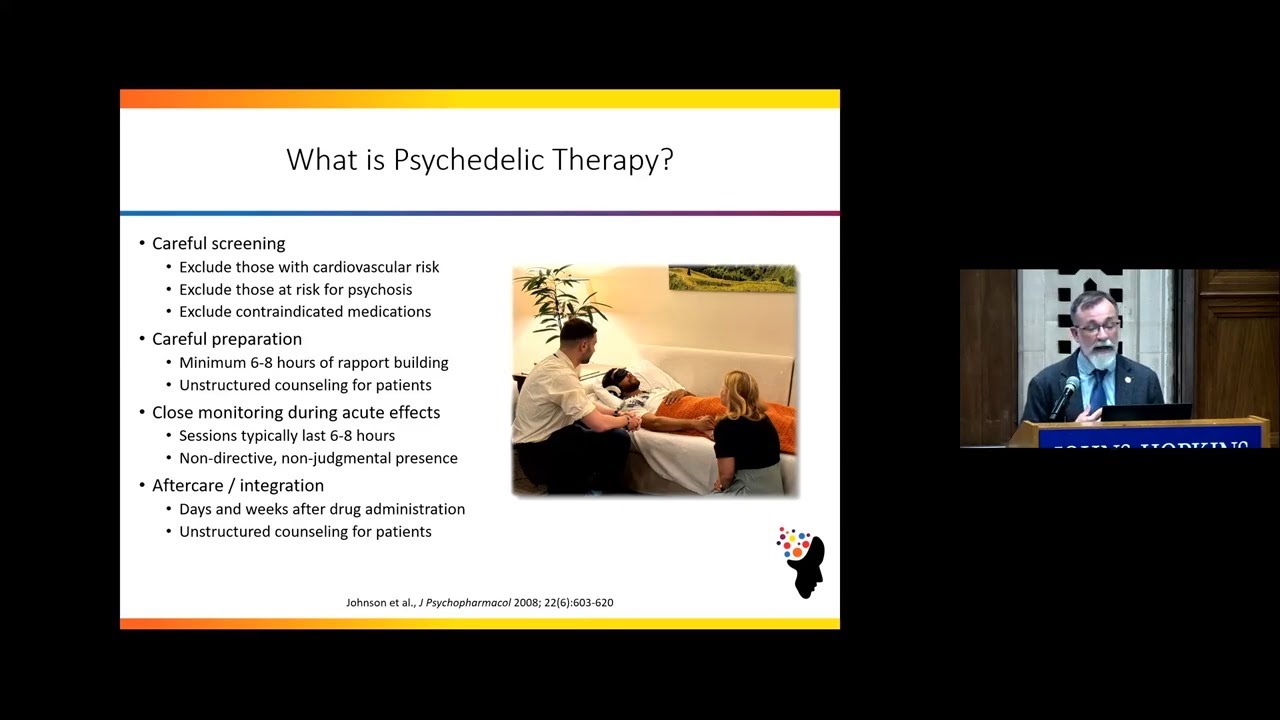 Johns Hopkins Psychiatry Grand Rounds | Psilocybin Research - Depression and Alcohol Use Disorder
