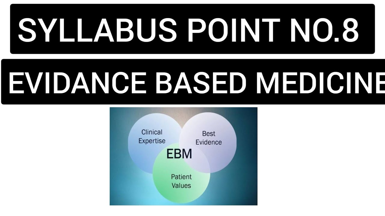 Evidence-based Medicine #bams #ayurveda #researchmethodology