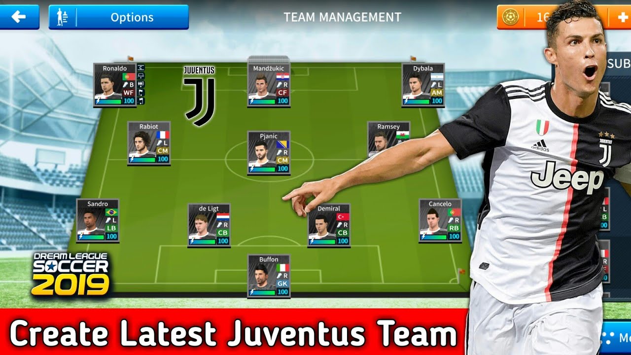 How To Create Latest Juventus Team In Dream League Soccer 2019