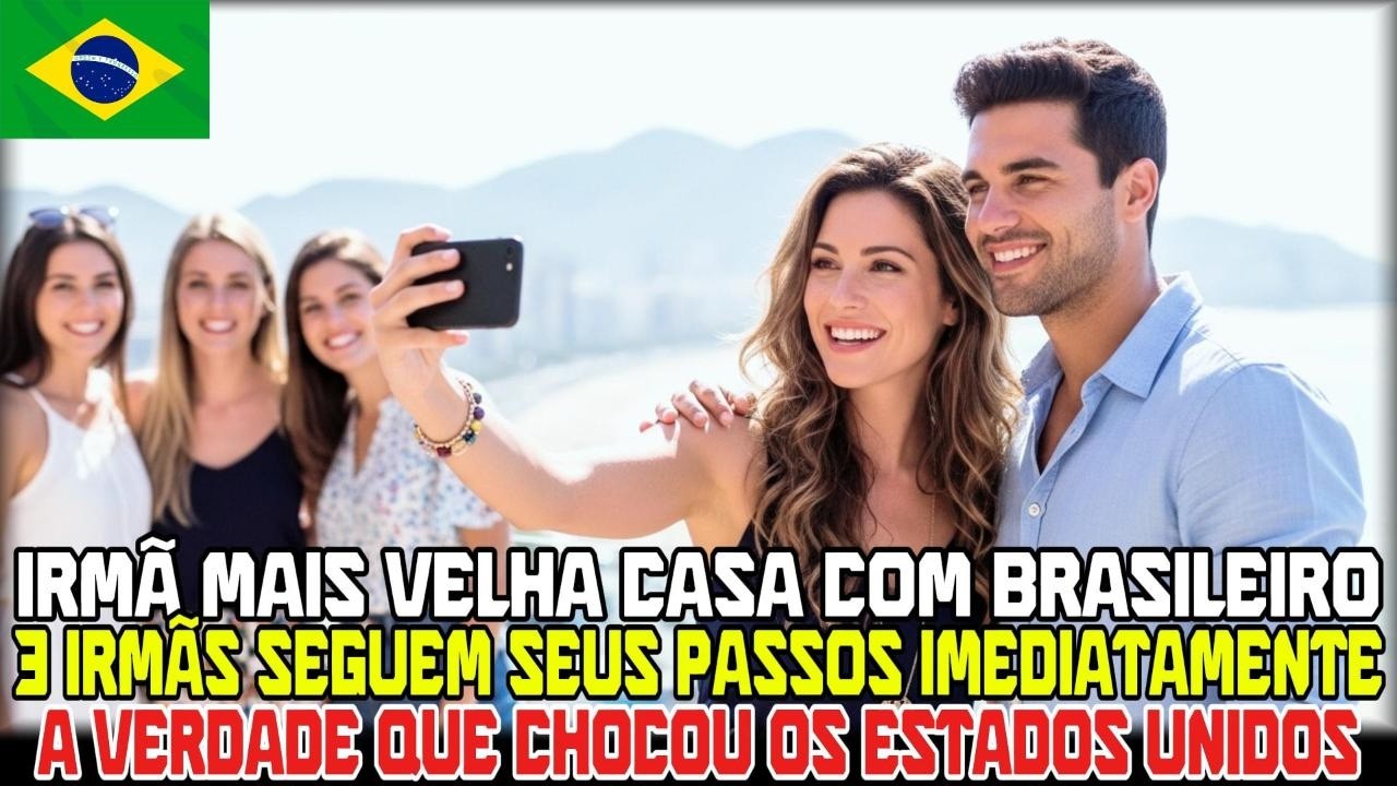 Irmã casa com brasileiro, 3 seguem o exemplo — e chocam os EUA!