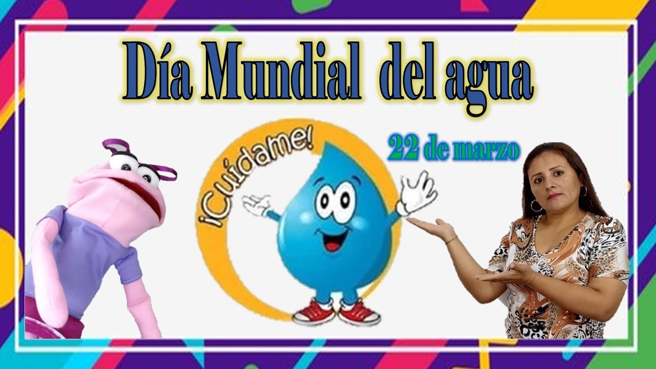 Día Mundial del agua para niños