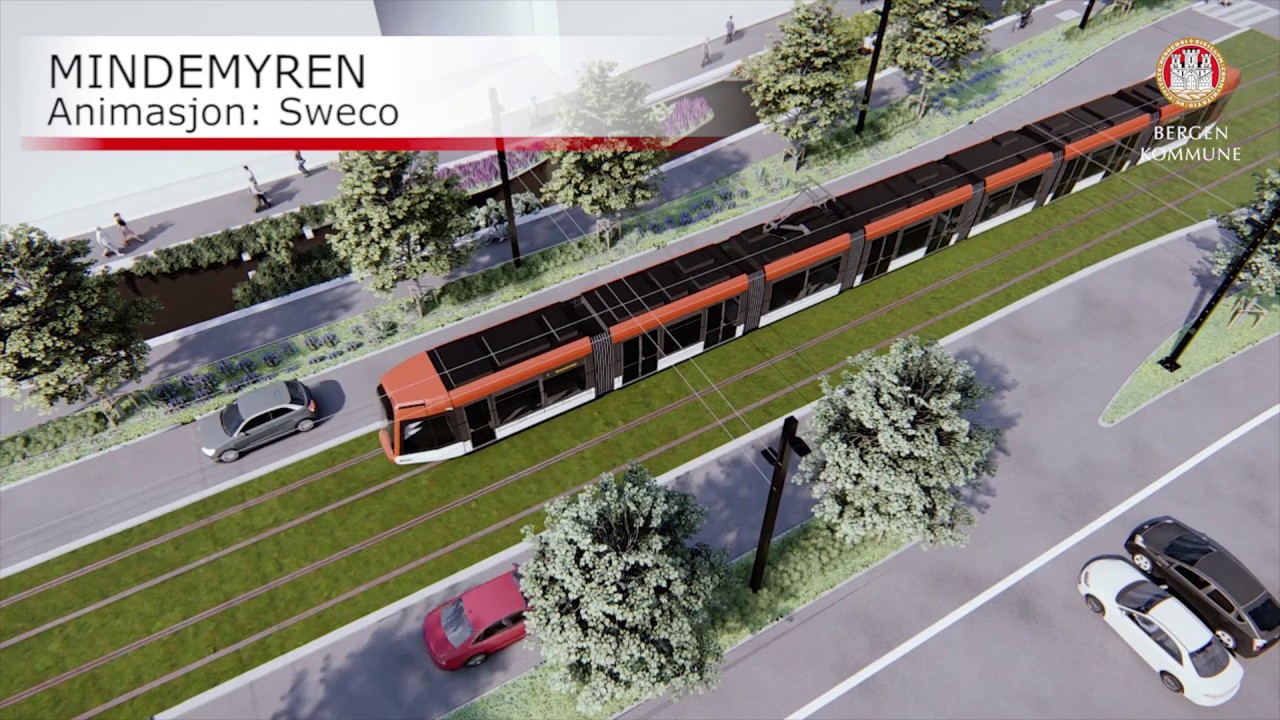 Mindemyren kanal og Bybanen