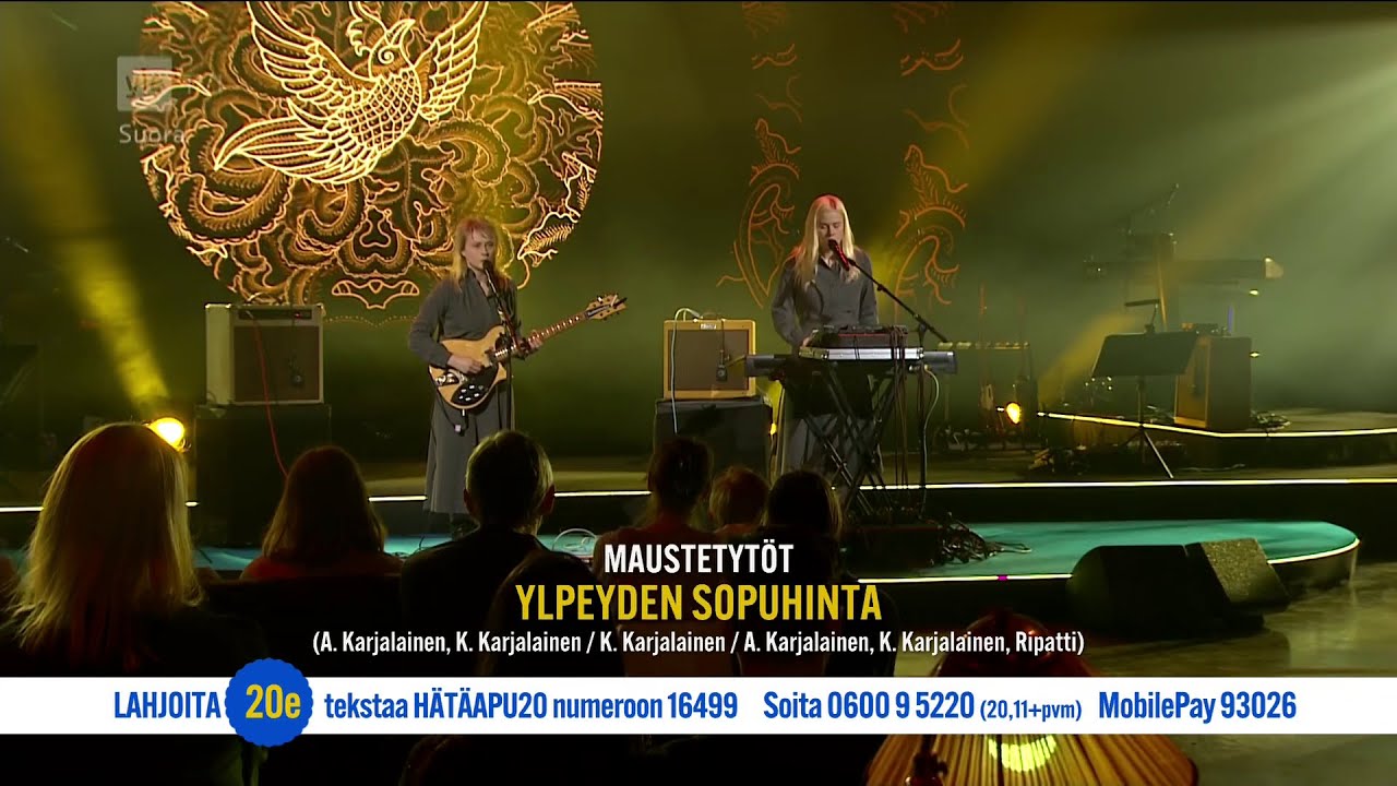 Maustetytöt - Ylpeyden sopuhinta (LIVE @ Apua Ukrainaan 2)