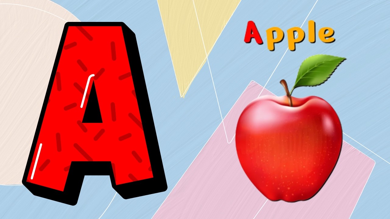 А — это яблоко 🍎 | Мультфильм-песенка про фонетику ABC для детей | Изучаем алфавит с удовольствие...