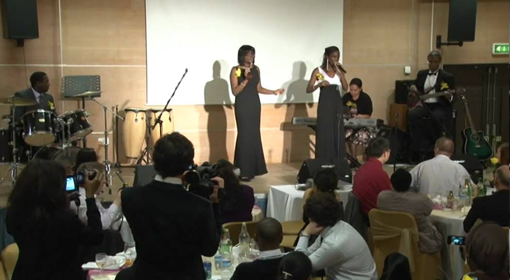 Keji & Jo singing 'The Kind of Daddy we have' at Rev Kola's 50th Birthday